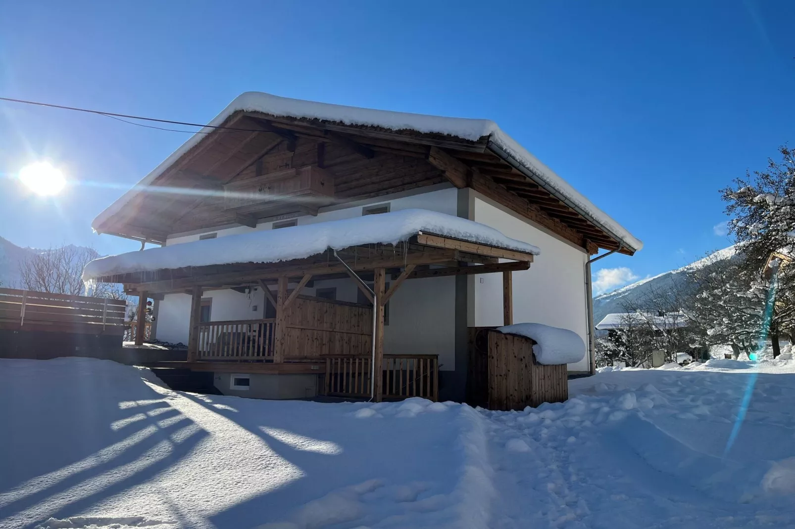 Bauernhaus Stoanerbauer-Exterieur winter