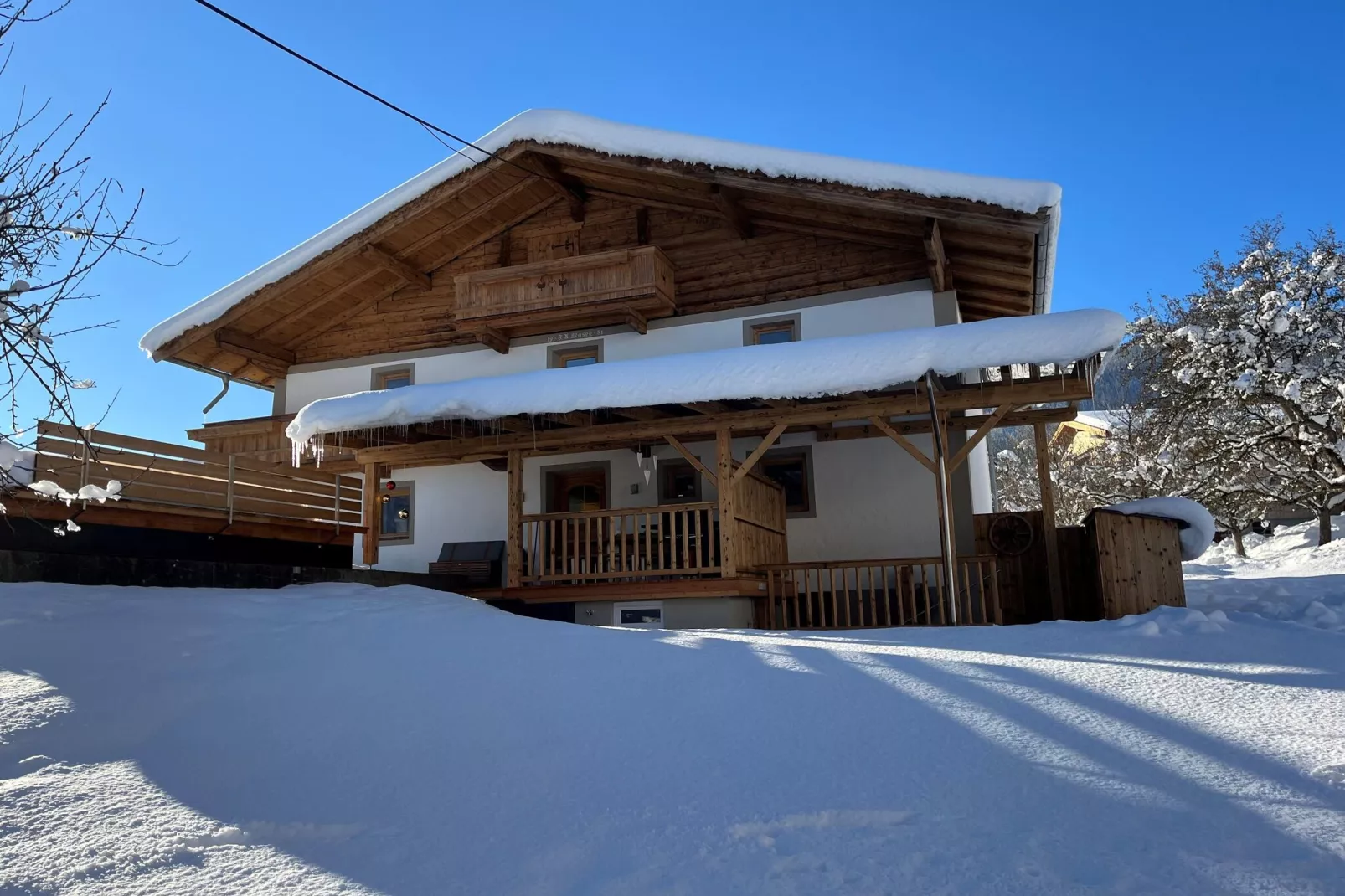 Bauernhaus Stoanerbauer-Exterieur winter