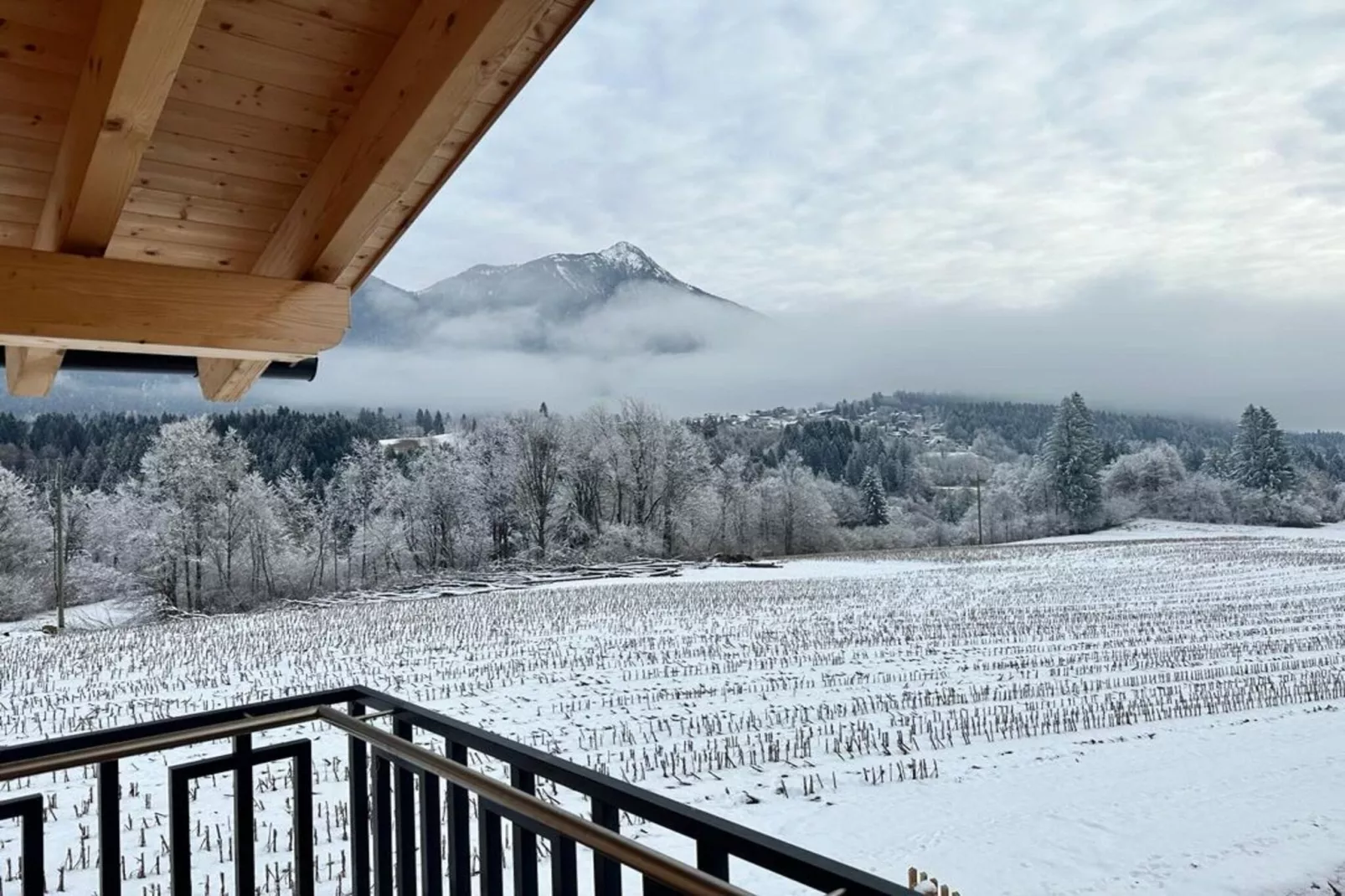 Chalet semi-detached Obermöschach 9B-Terrasbalkon