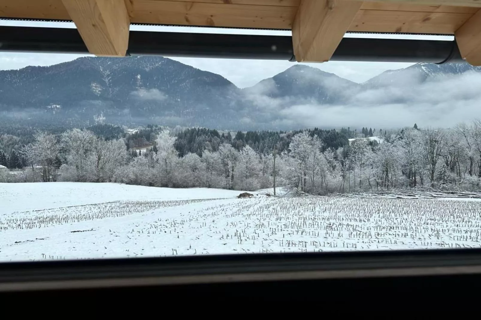 Chalet semi-detached Obermöschach 9B-Gebied winter 1km