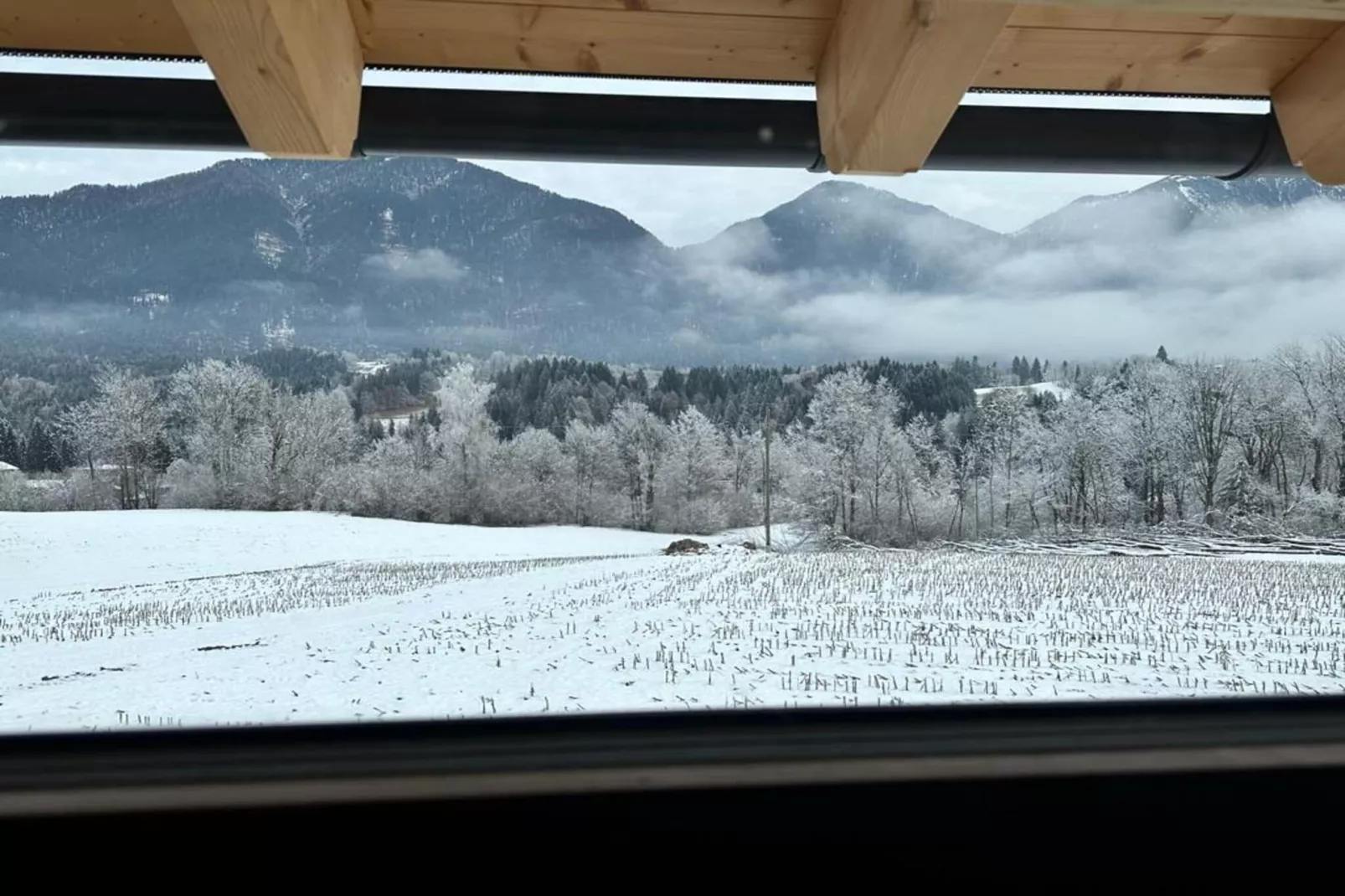 Chalet semi-detached Obermöschach 7A-Uitzicht winter