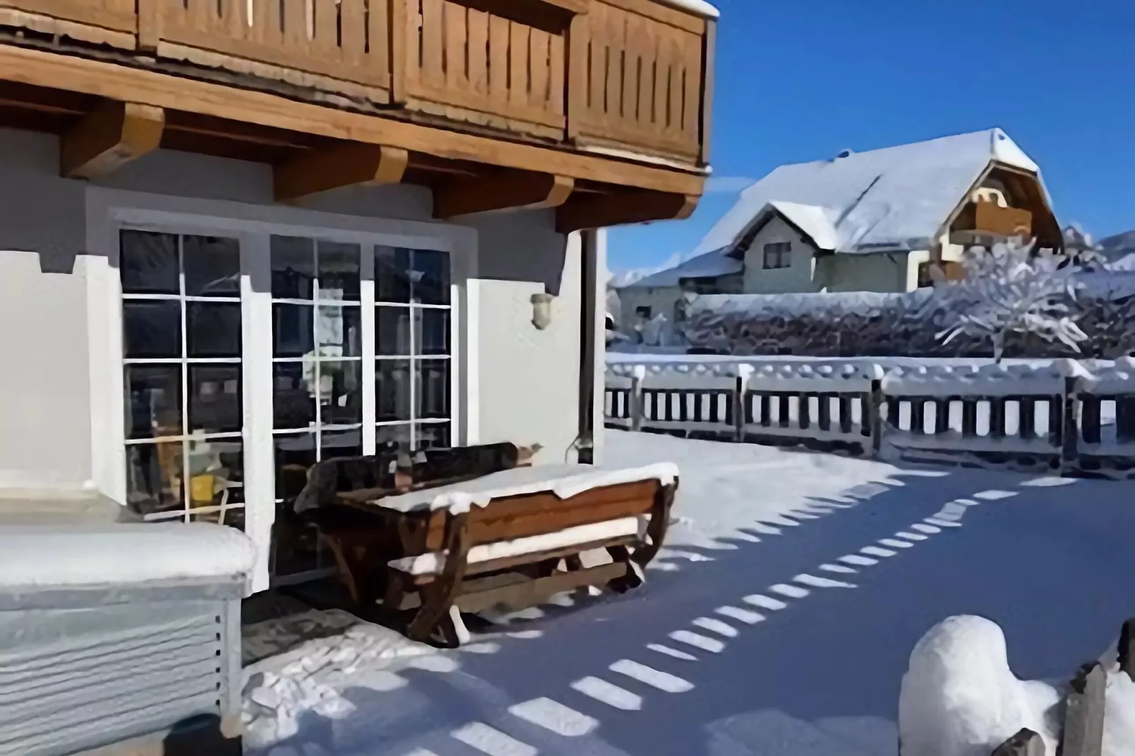 Appartement An der Piste-Terrasbalkon