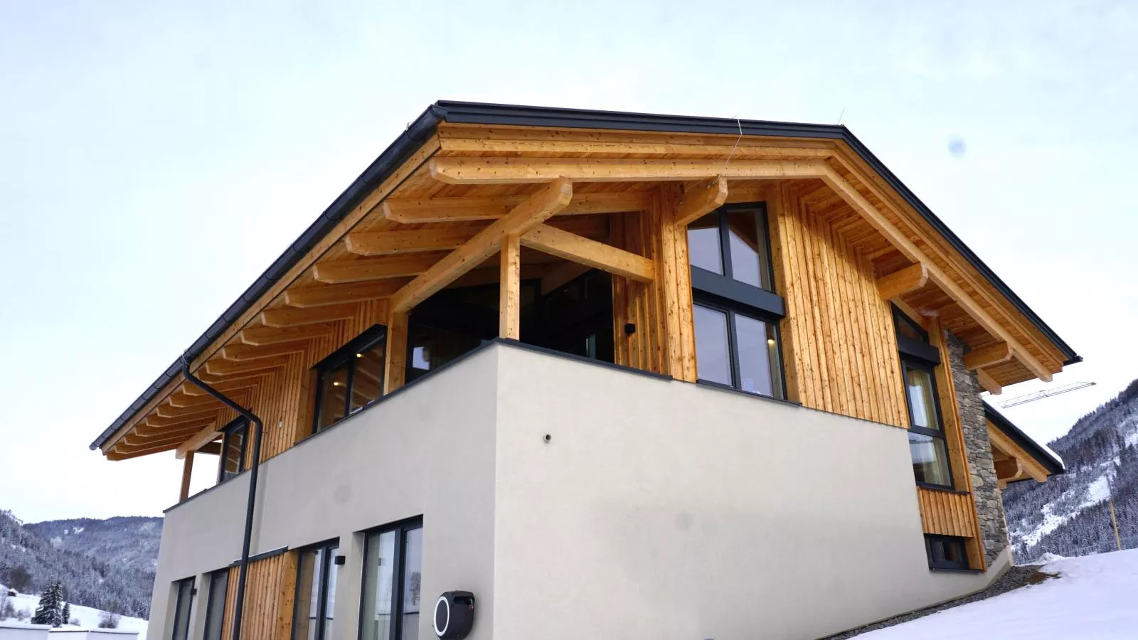 Grebenzen Lodge Pabstin 36B-Exterieur winter