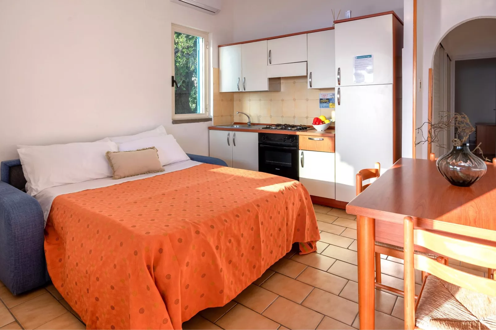 Resort Baia del Silenzio - Appartment 6 pax-Woonkamer