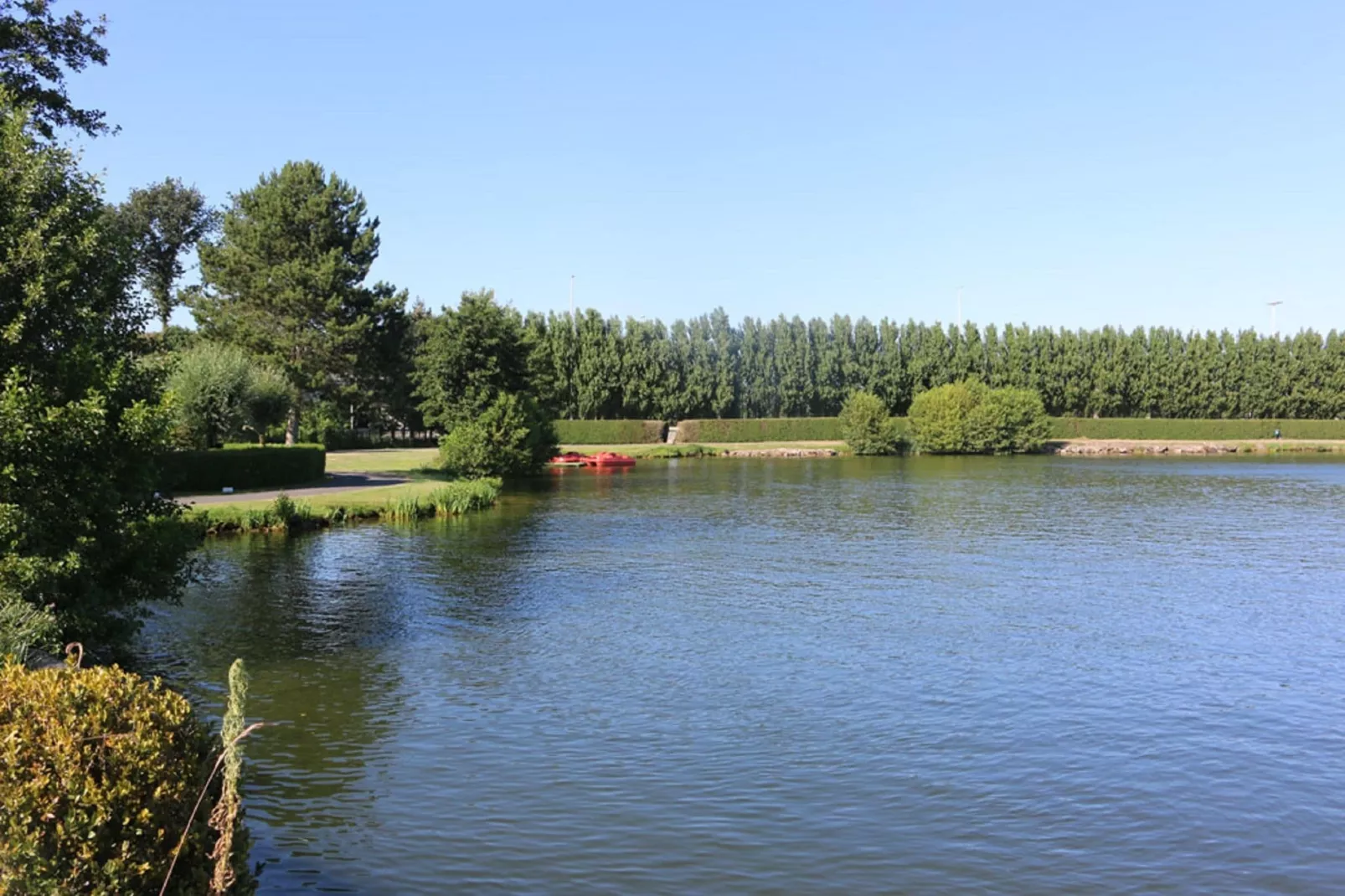 Recreatiedomein Jabbeke 1-Gebieden zomer 1km