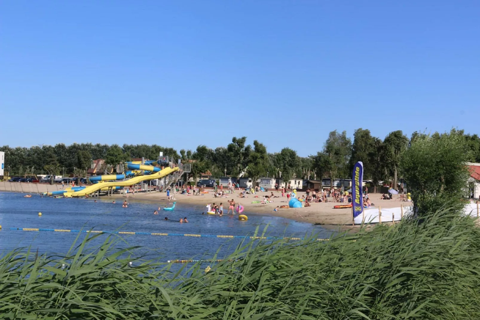 Recreatiedomein Jabbeke 1-Gebieden zomer 1km