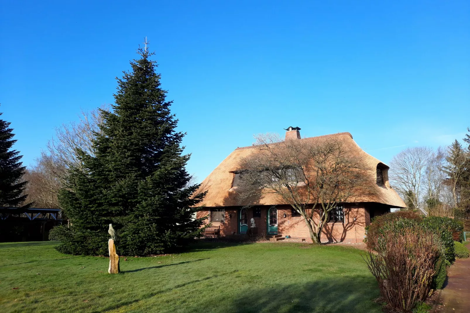 Ferienhaus Humptrup-Uitzicht zomer