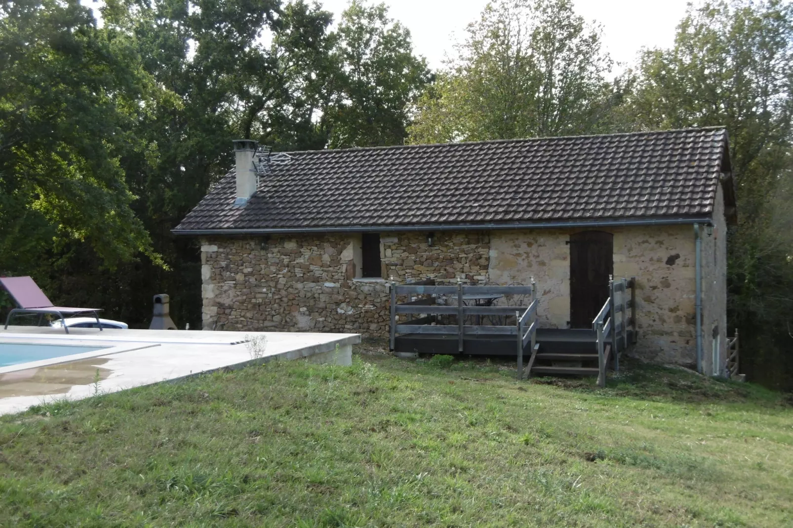 Vakantiehuis met zwembad bij Monpazier-Zwembad