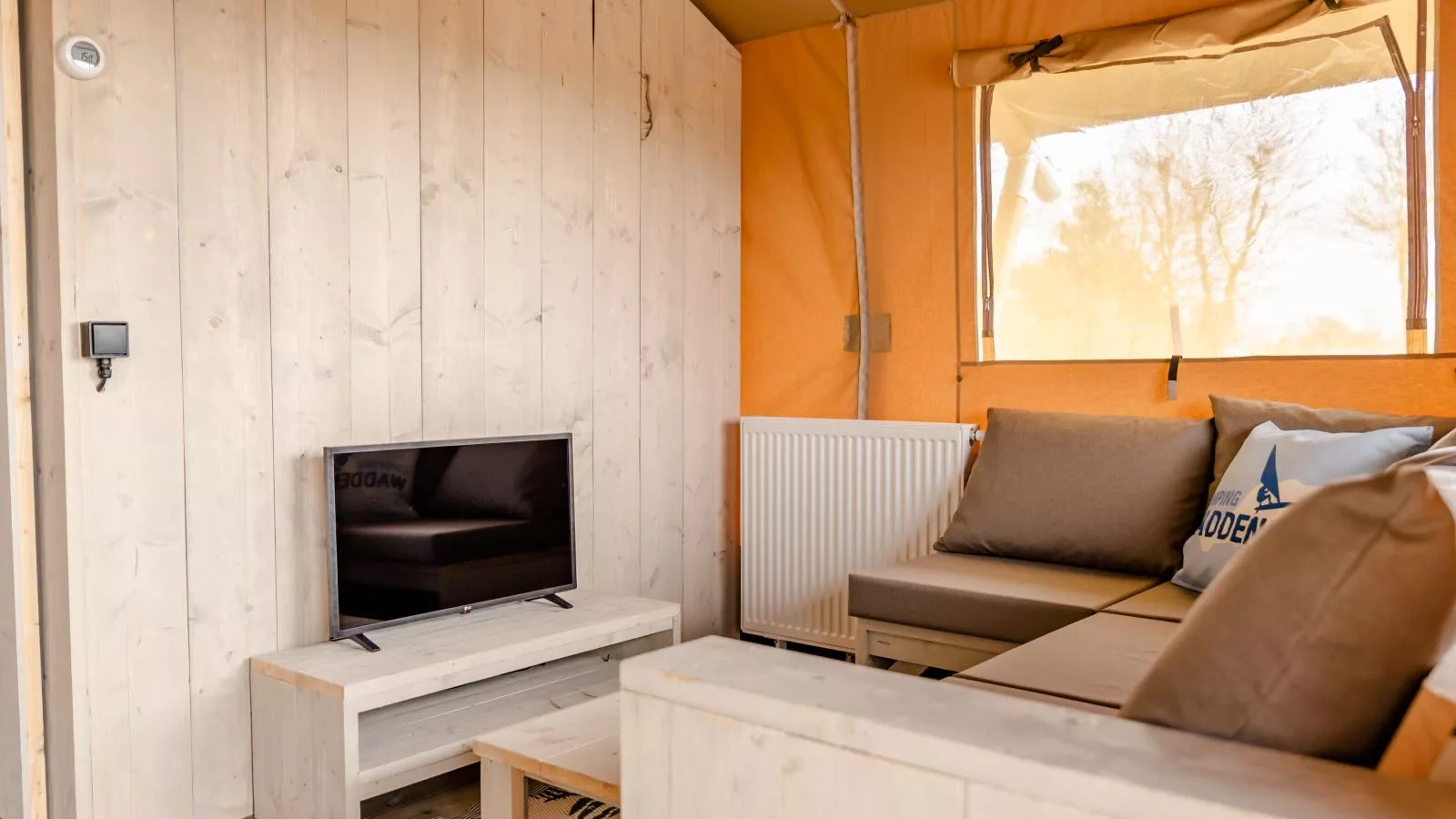 Glamping Lodge-Woonkamer