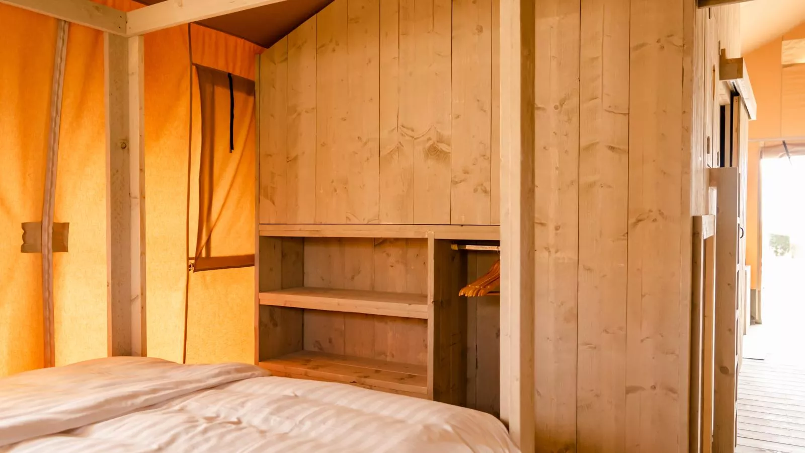 Glamping Lodge-Slaapkamer