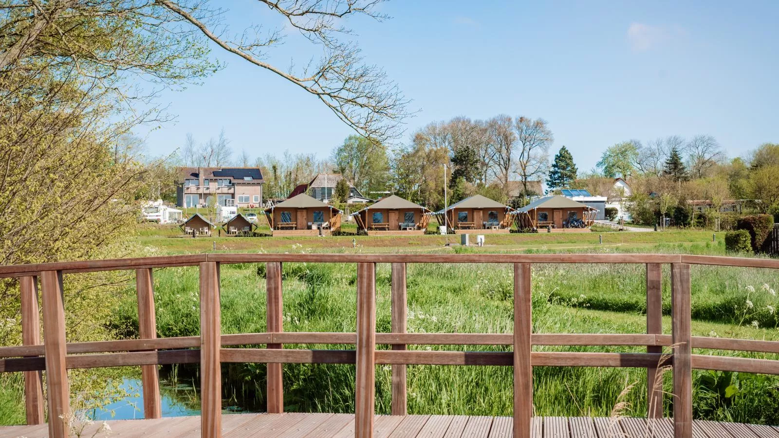 Glamping Lodge-Gebieden zomer 1km