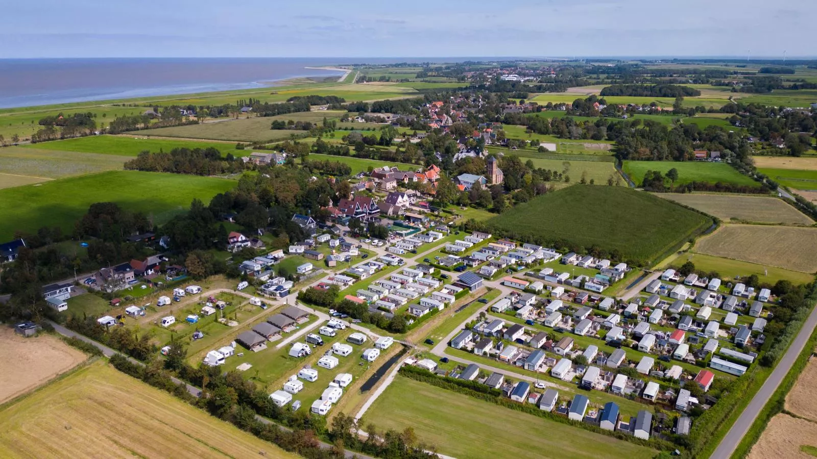 Wadden Lodge Plus-Gebieden zomer 1km