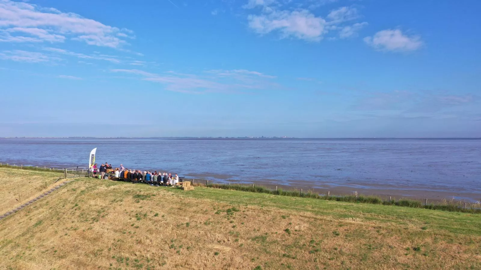 Wadden Lodge Plus-Gebieden zomer 1km