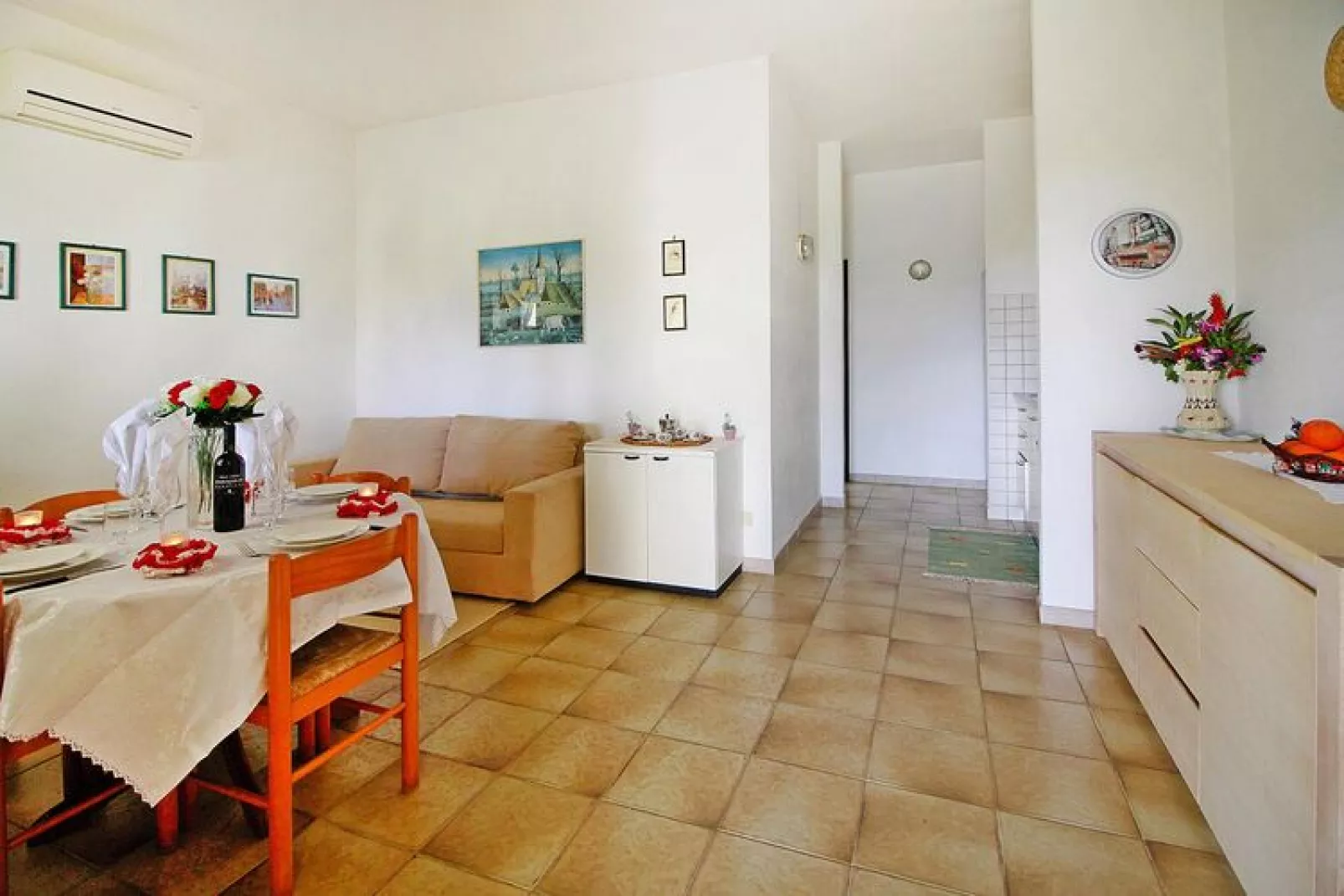 Ferienresidence Villaggio Turagri Costa Rei Trilo - Type Trilo-Woonkamer