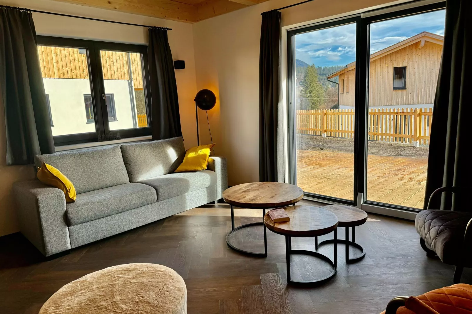 Chalet semi-detached Obermöschach 10B-Woonkamer