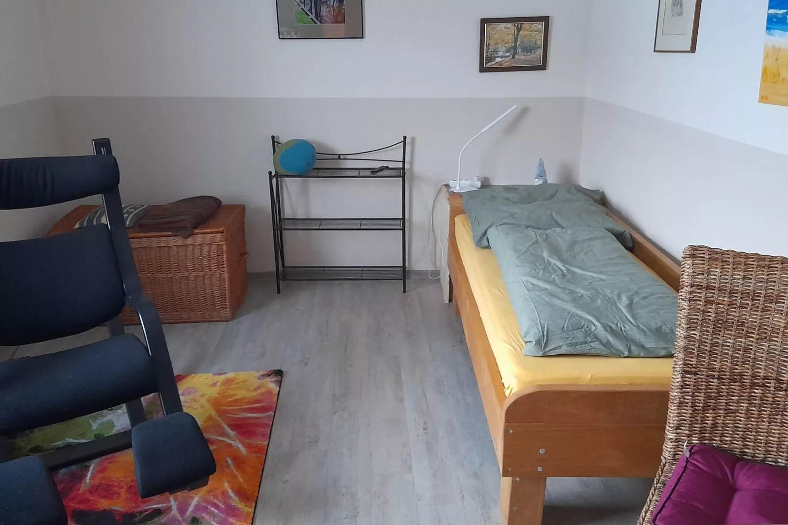 Ferienhaus am Peenebach in Klein Bünzow-Slaapkamer