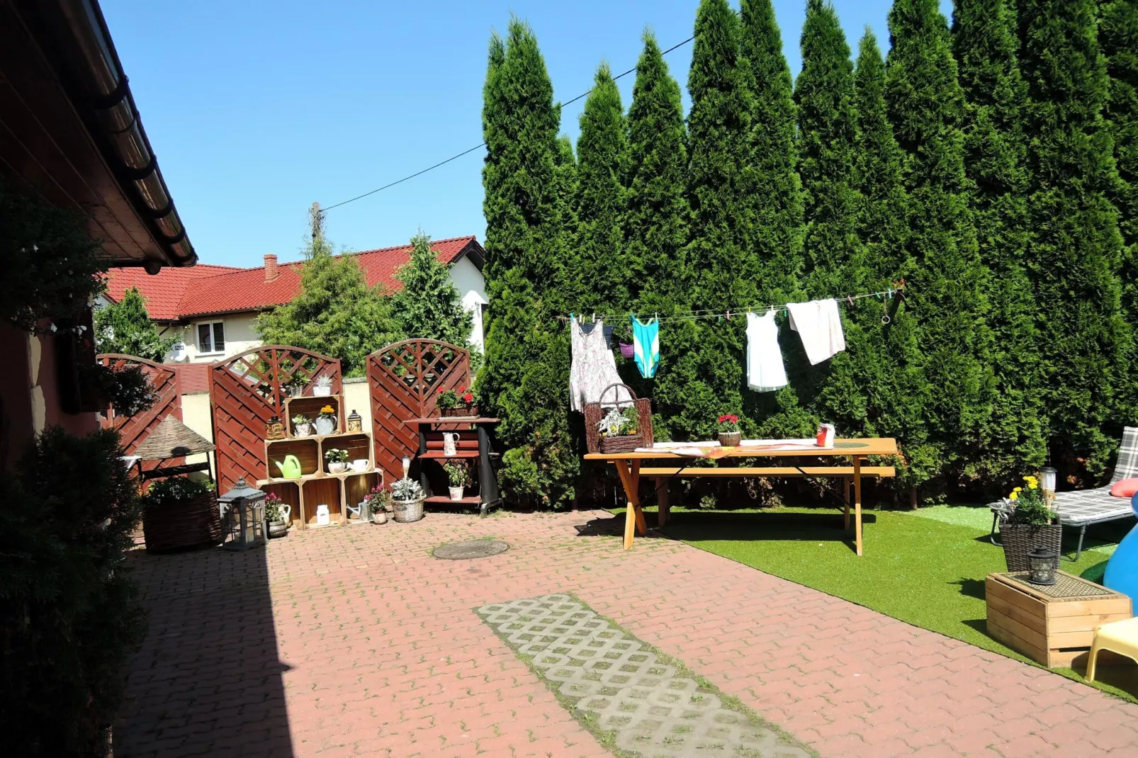 Komfortowy dom wakacyjny dla 12 osób w Kołczewie-Tuinen zomer