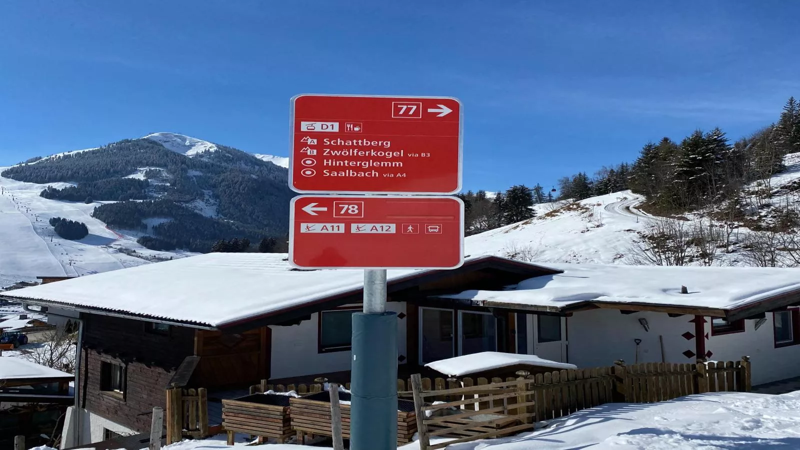 Traumlage Ski in - Ski out-Gebied winter 5km