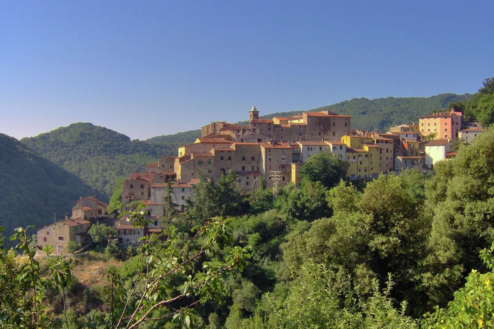 Sassetta 2 Castagno-Gebieden zomer 1km