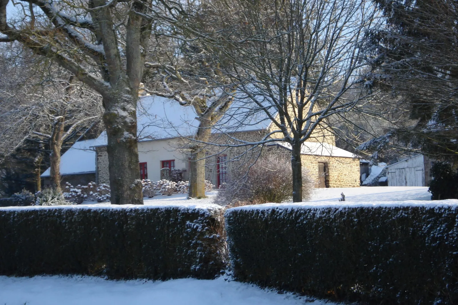 Maison à 1/2h du Mont Saint Michel-Exterieur winter