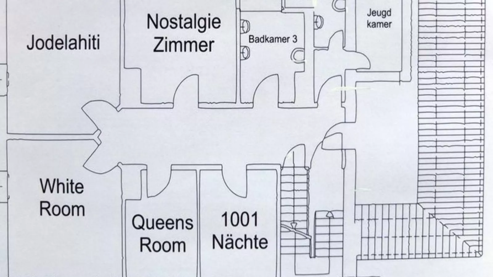 Oude Pastorie en Dorpsschool Netze-Waldeck-Plattegrond