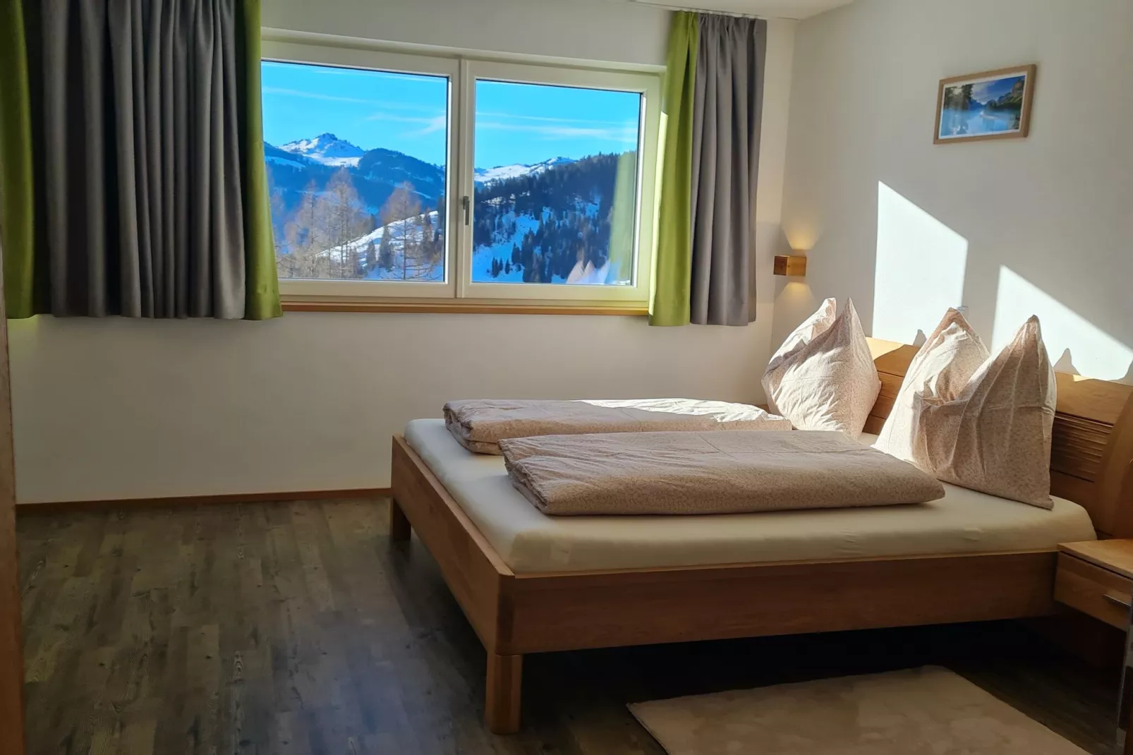 Apartment Bergblick-Slaapkamer