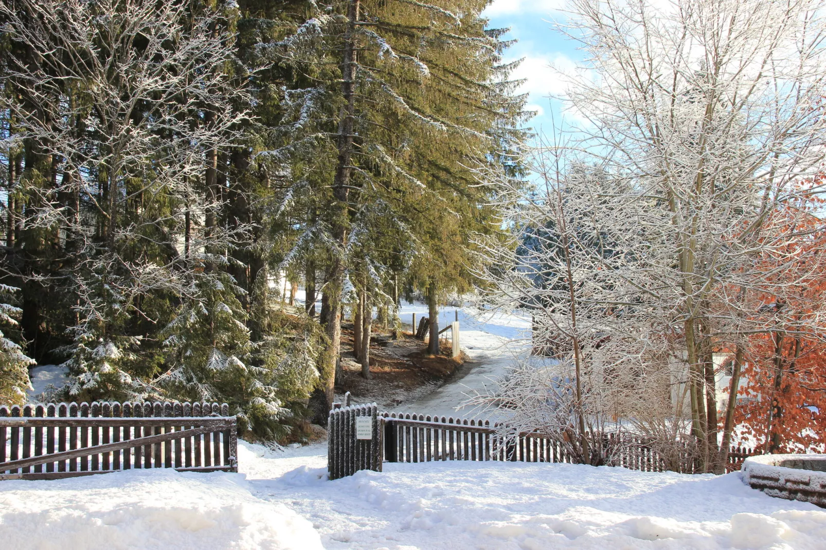 Chalet Mariapfarr-Uitzicht winter