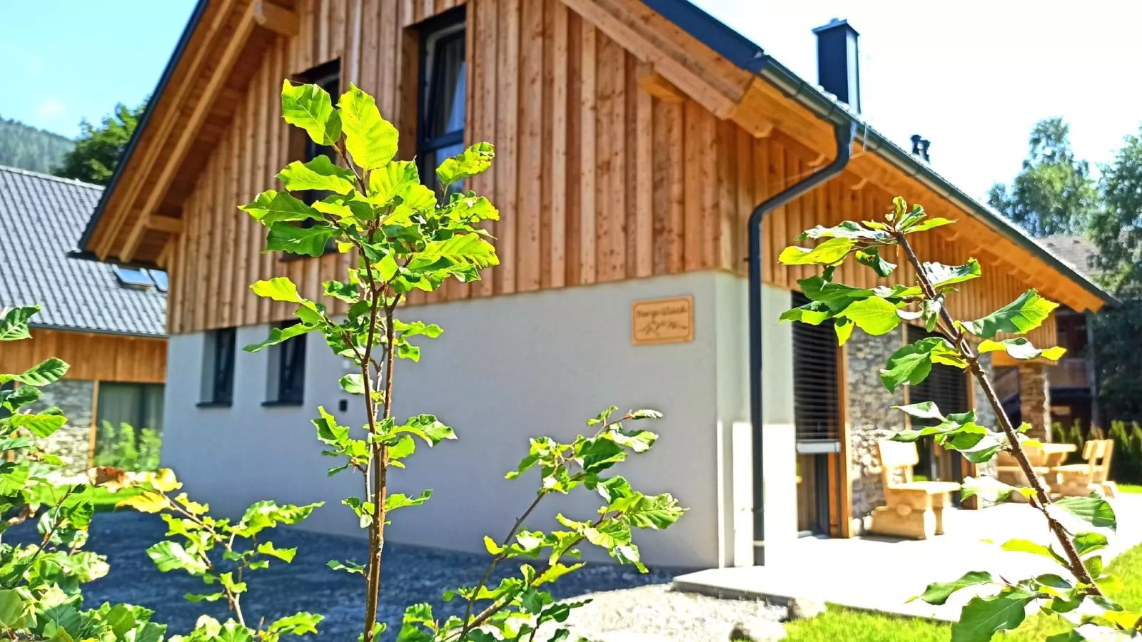 Mountain Chalet Berg-Glück-Buitenkant zomer