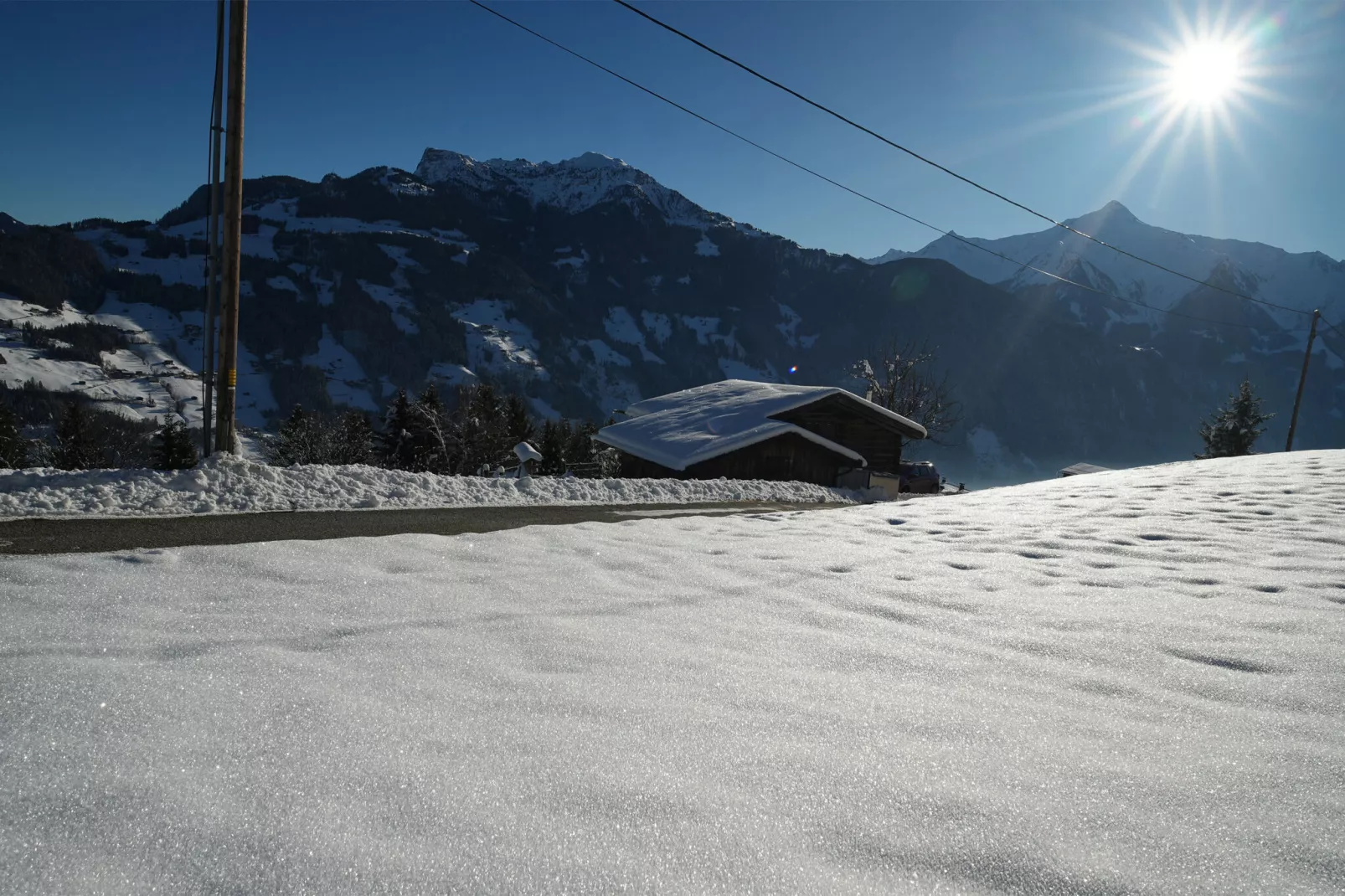 Seppl Hütte-Gebied winter 1km