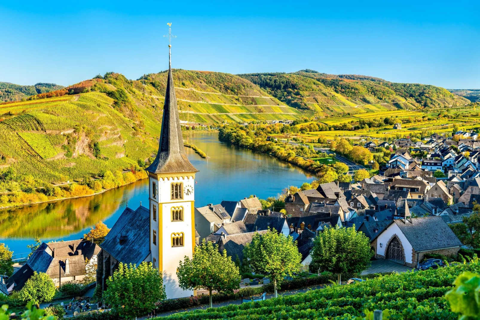 Ferien-Weingut Kirch-Gebieden zomer 20km