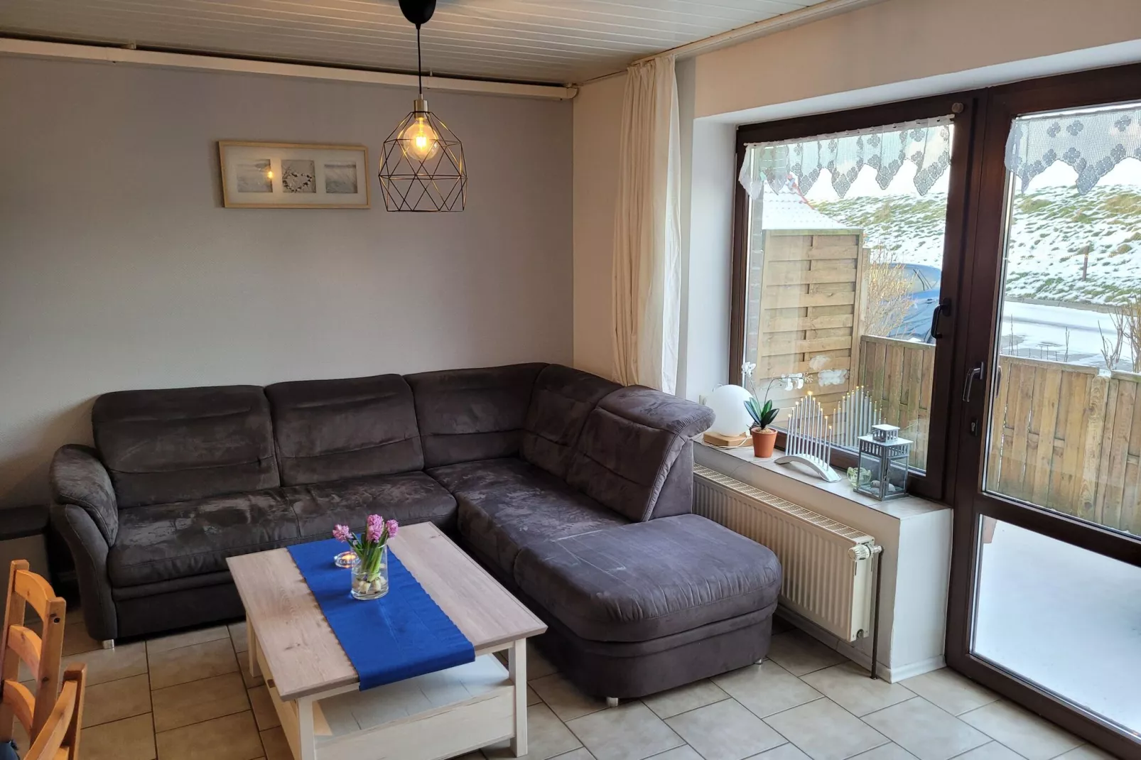 Fewo Wattkieker - Wattseite-Woonkamer
