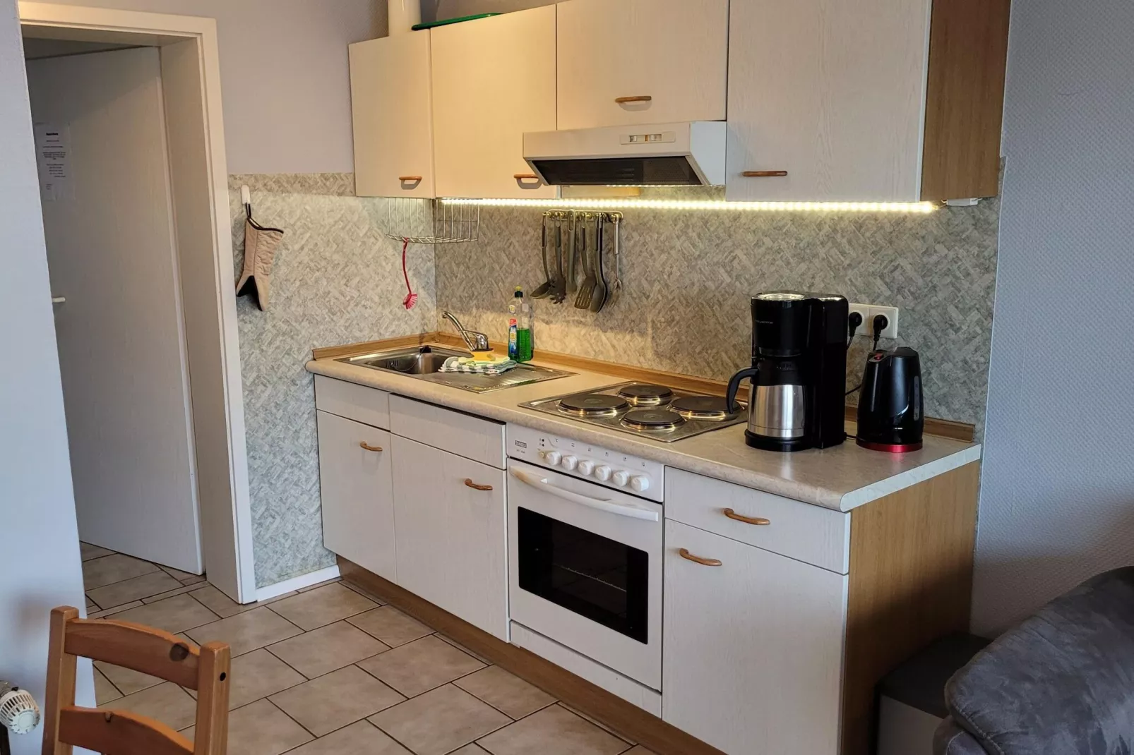 Fewo Wattkieker - Wattseite-Keuken