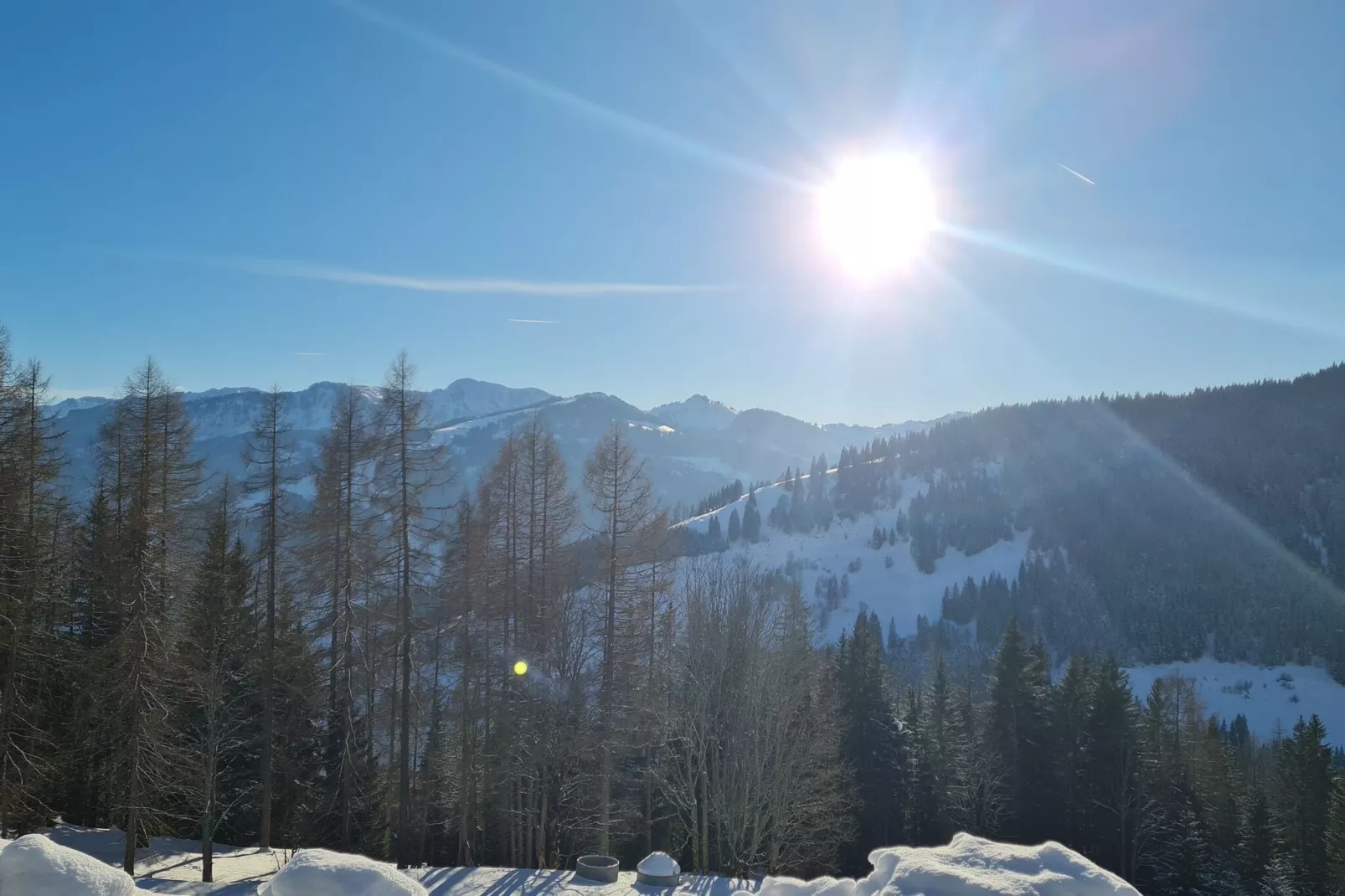 Apartment Bergblick-Uitzicht winter