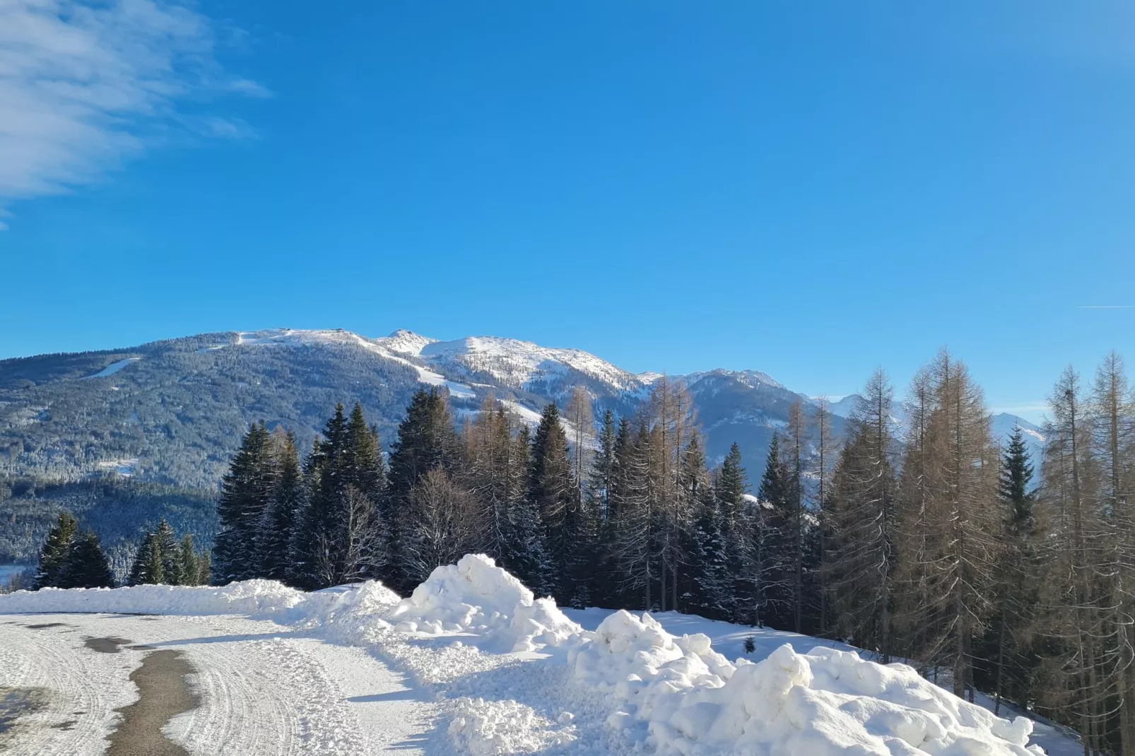 Apartment Bergblick-Uitzicht winter