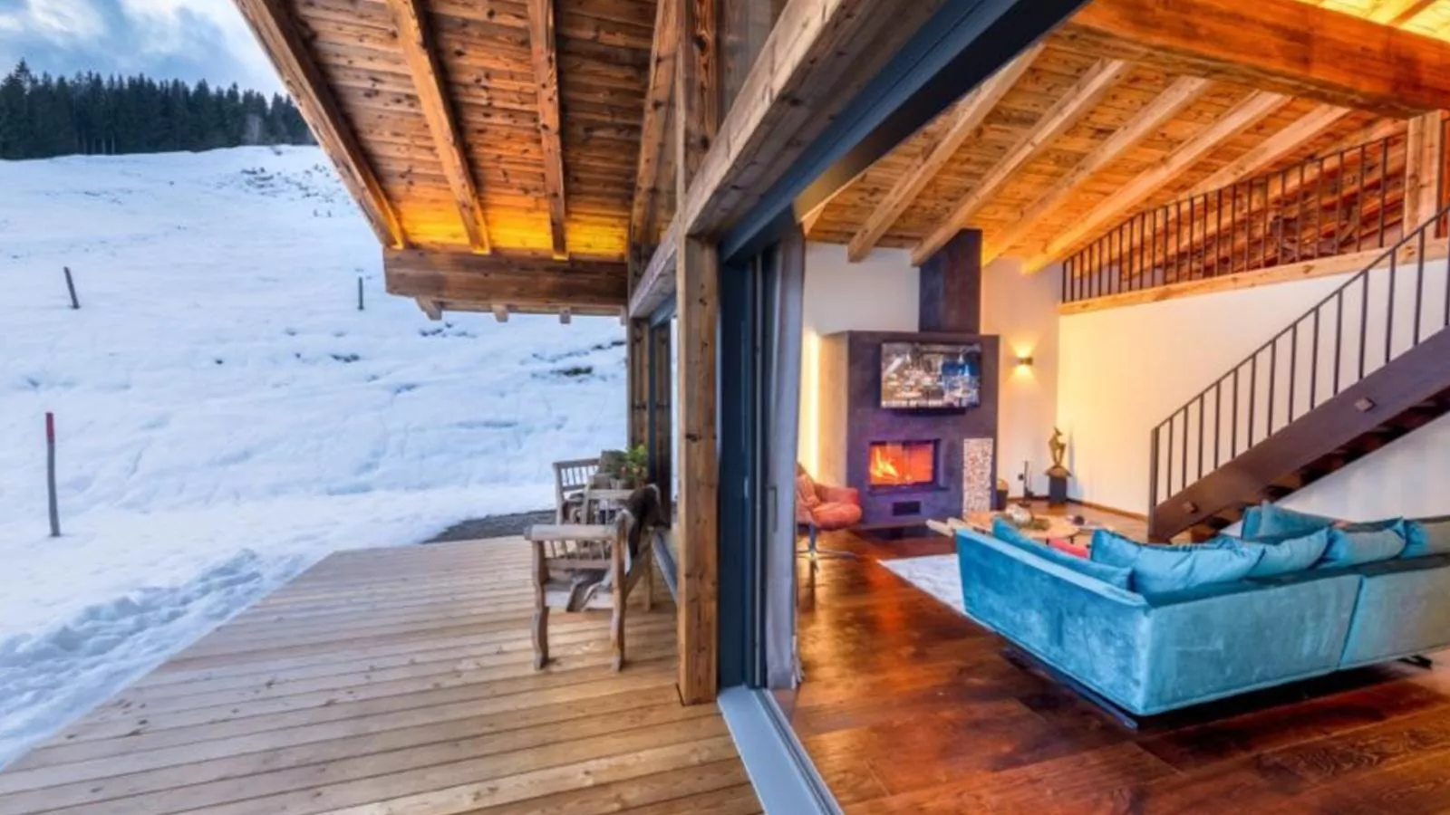 Mountain Hide-Away-Terrasbalkon