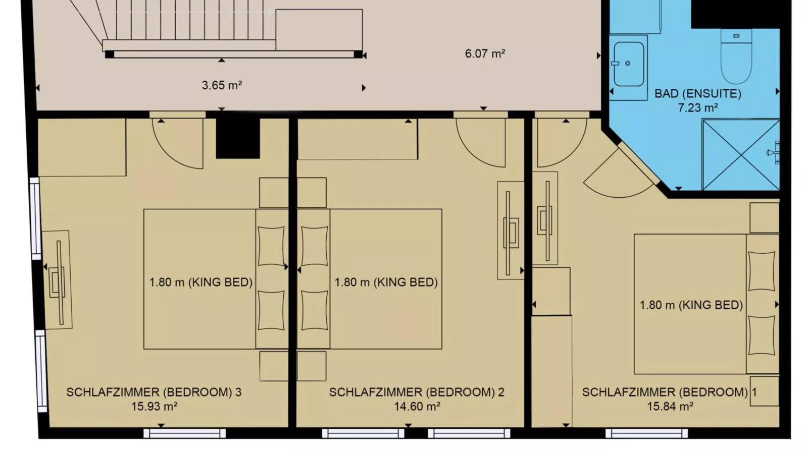 Chalet Bergglück-Plattegrond