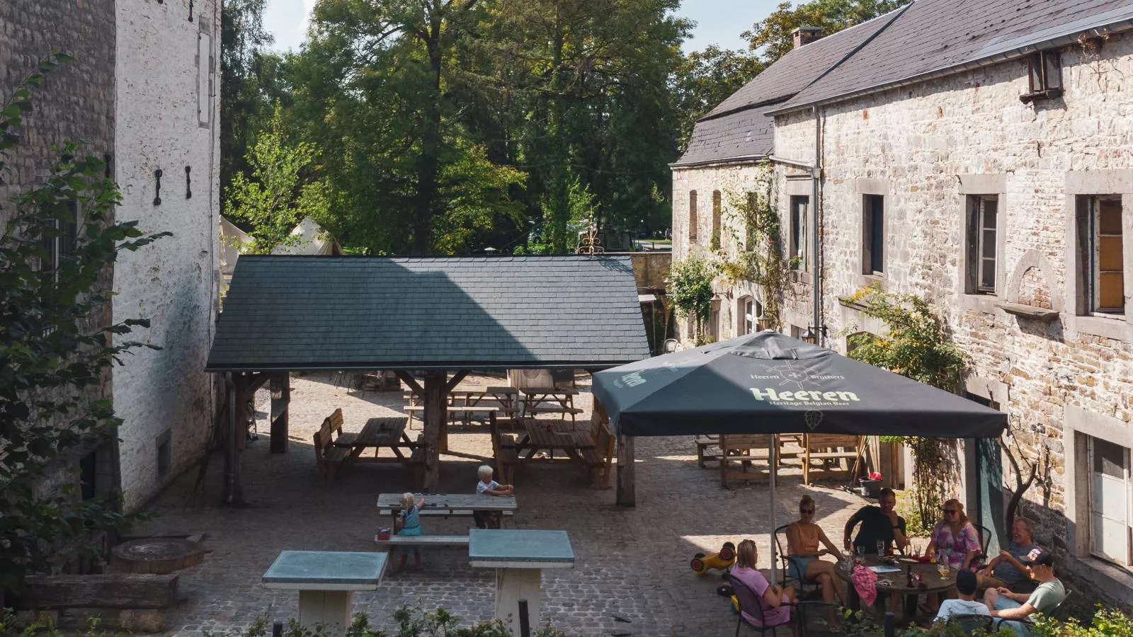 Domaine Château de Dieupart-Terrasbalkon