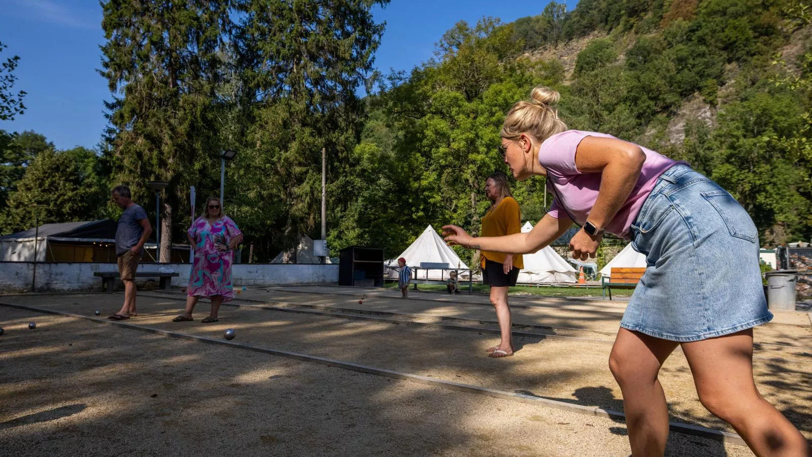 Chateau Demi-Gebieden zomer 5km