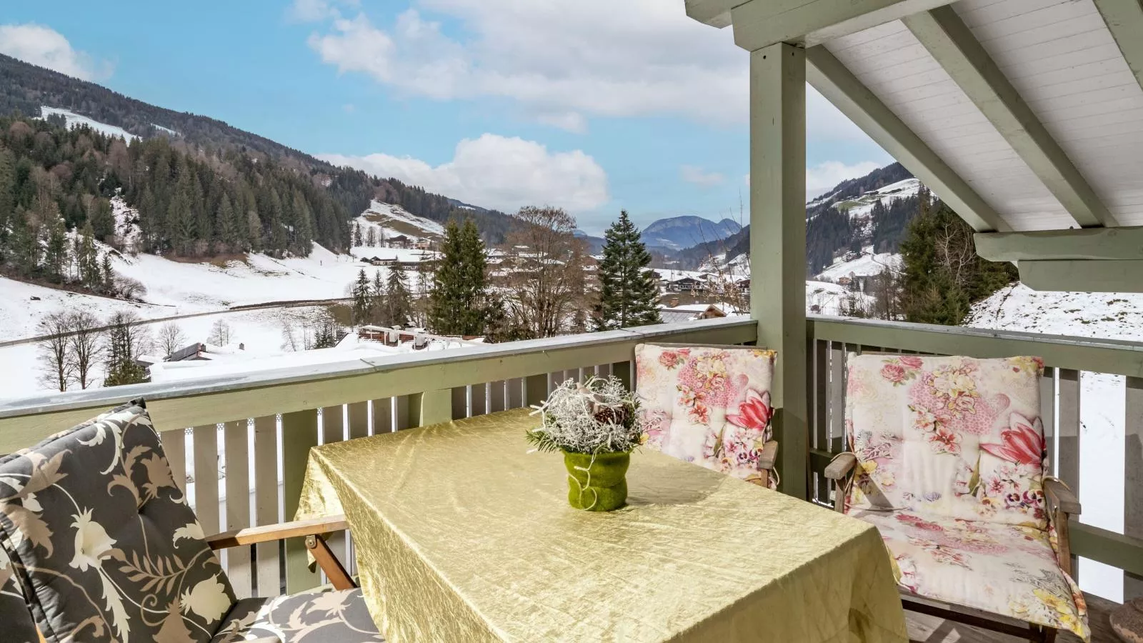 Appartement Schwab Top 2-Uitzicht winter