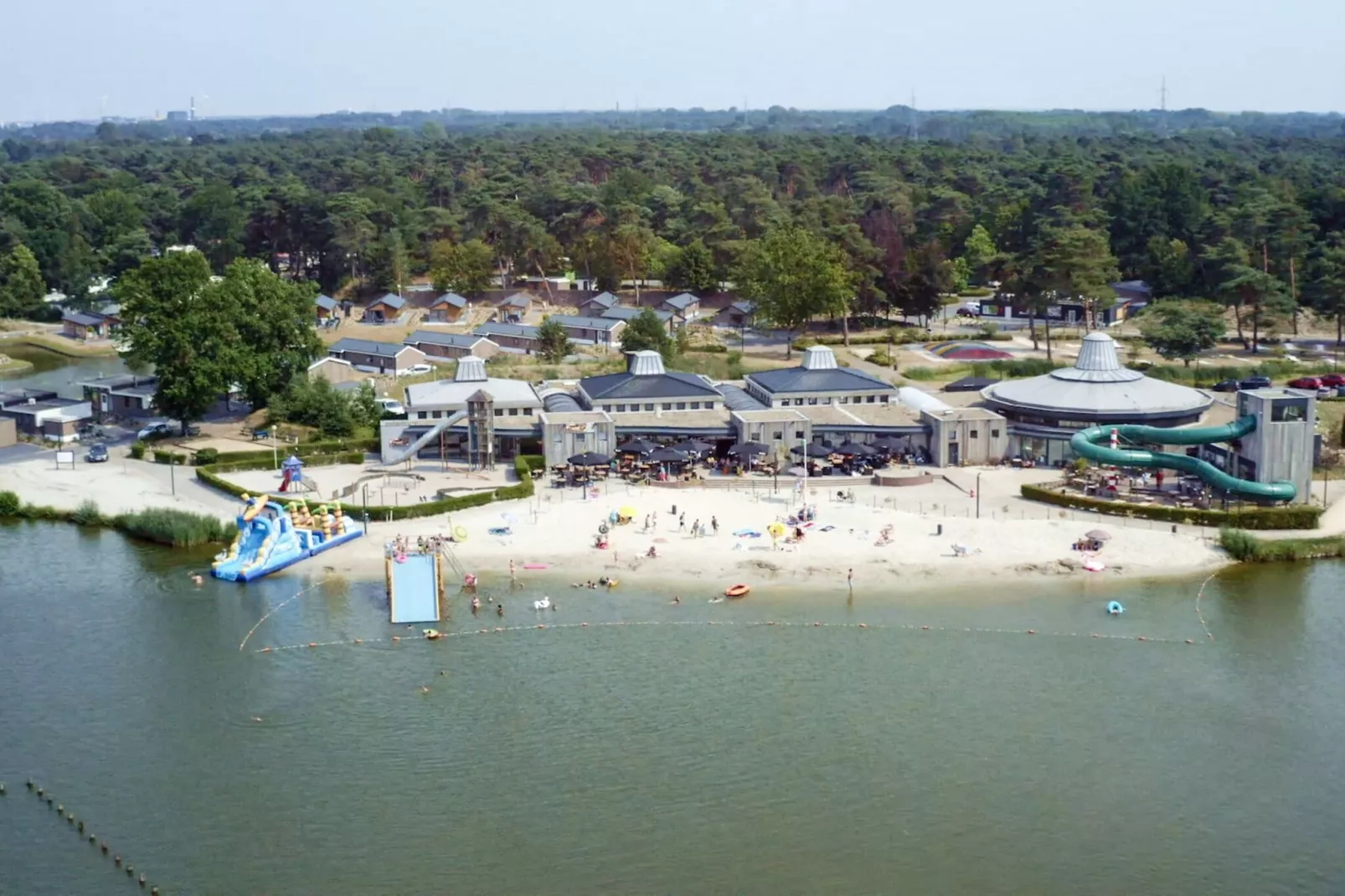 Resort Zilverstrand 12-Gebieden zomer 1km