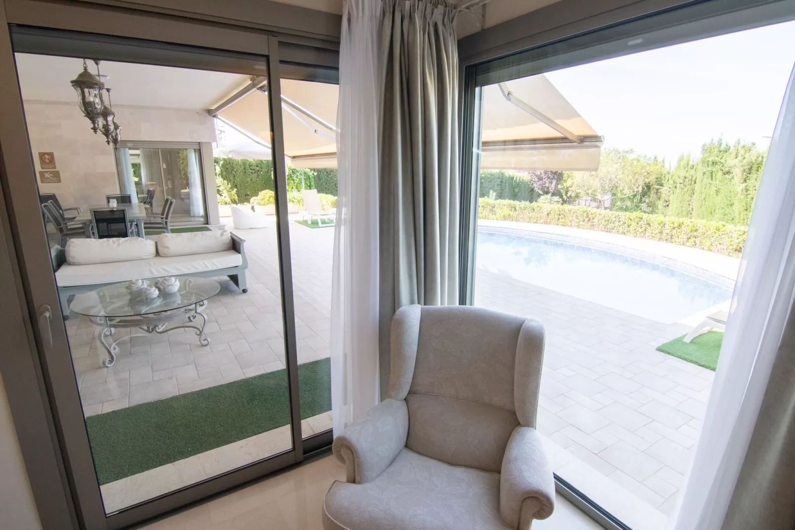 Luxury Villa Marratxí-Uitzicht zomer