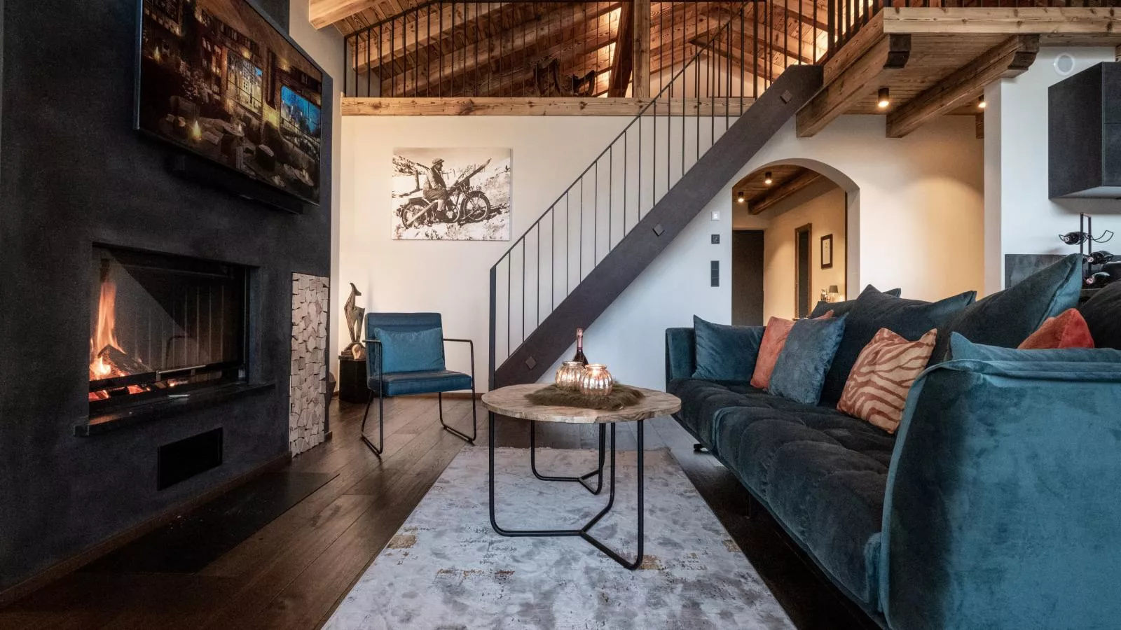Mountain Hide-Away I-Woonkamer