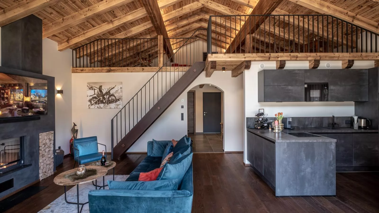 Mountain Hide-Away I-Woonkamer