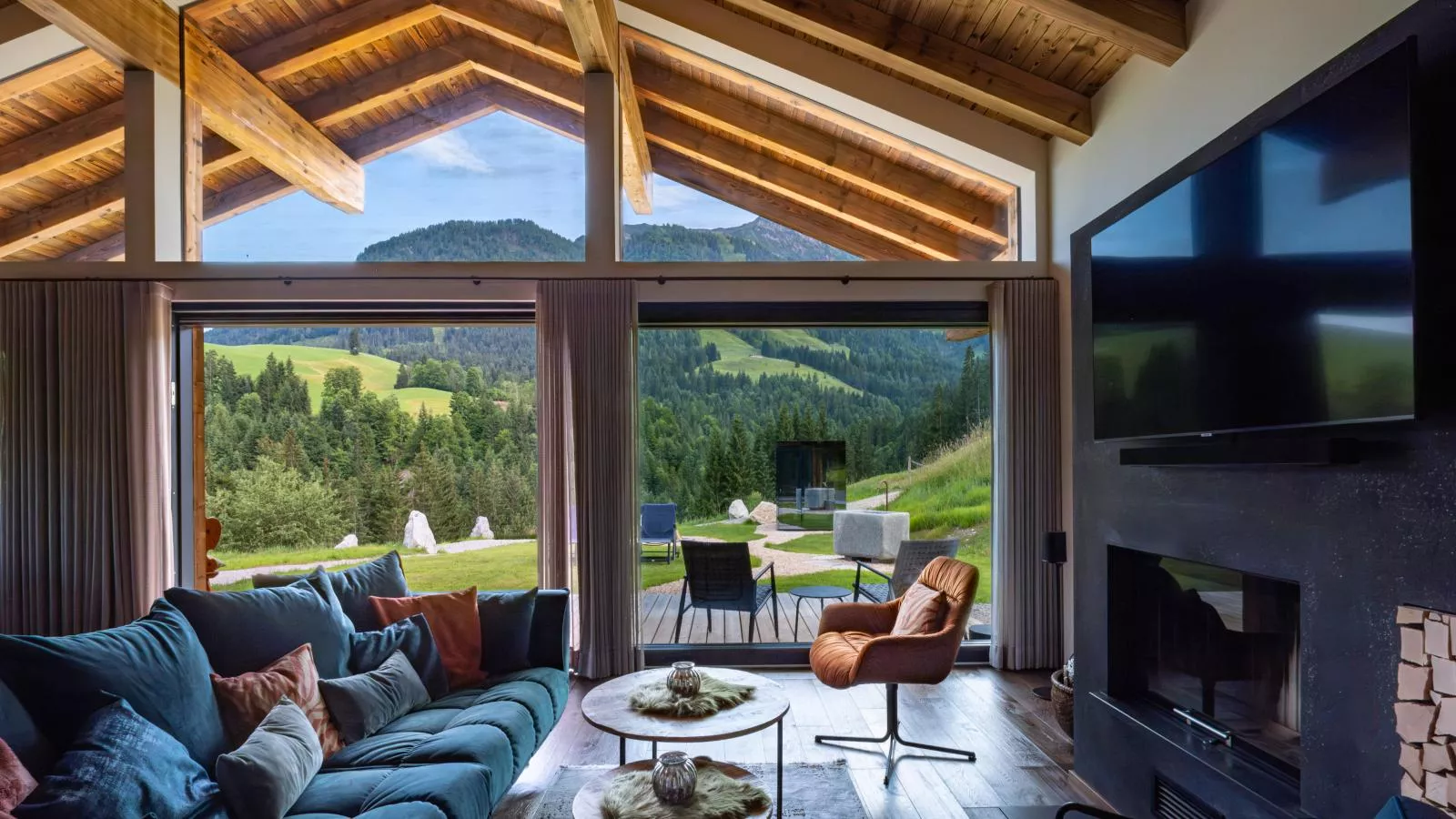 Mountain Hide-Away I-Woonkamer