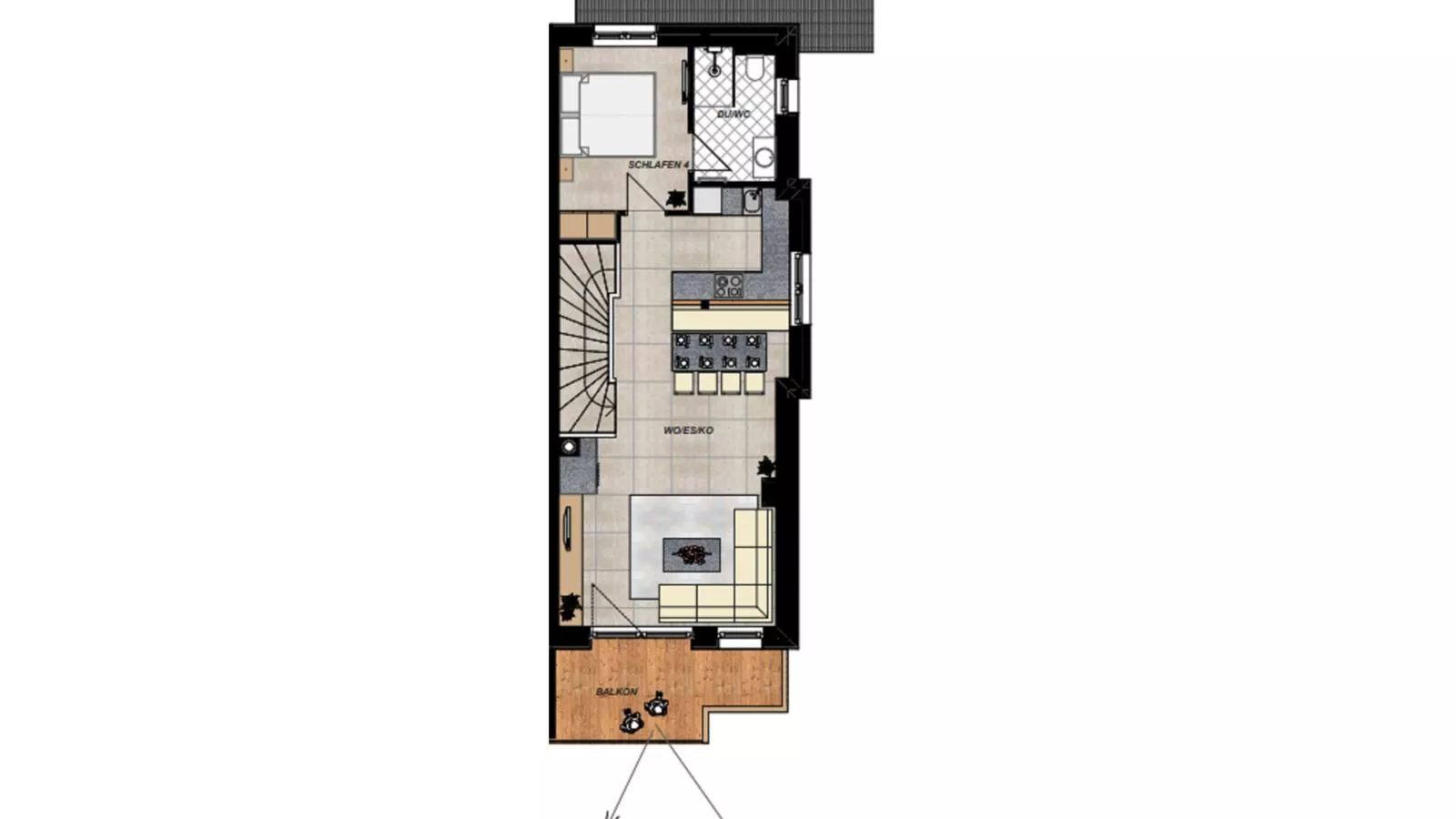 Wagrainer TauernLodge 42D-Plattegrond