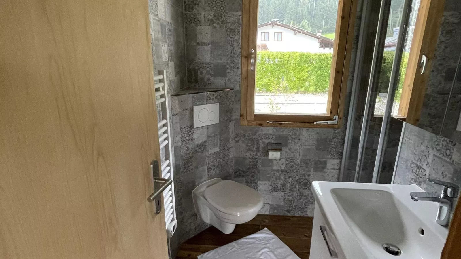 Blick ins Inntal-Badkamer