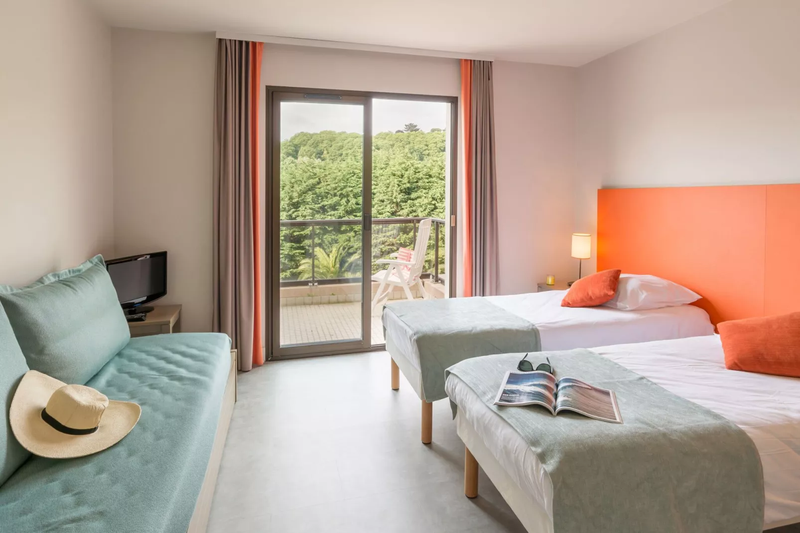Residence L'Archipel Perros-Guirec - 25 Standard- Apt 5 p- 1 bedroom-Slaapkamer