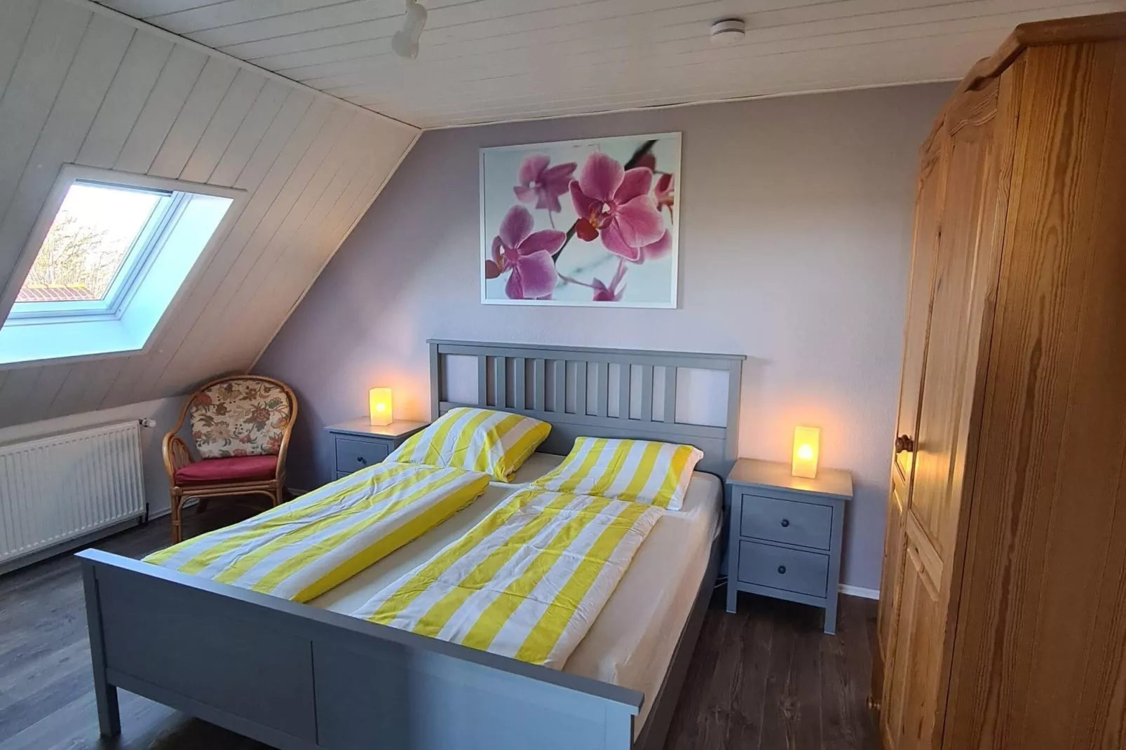 Fewo Wattkieker - Wattseite-Slaapkamer