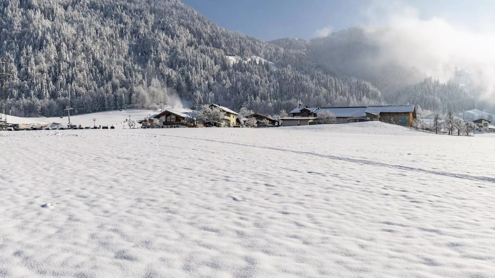 Ferienhaus Gartentraum 1-Gebied winter 1km