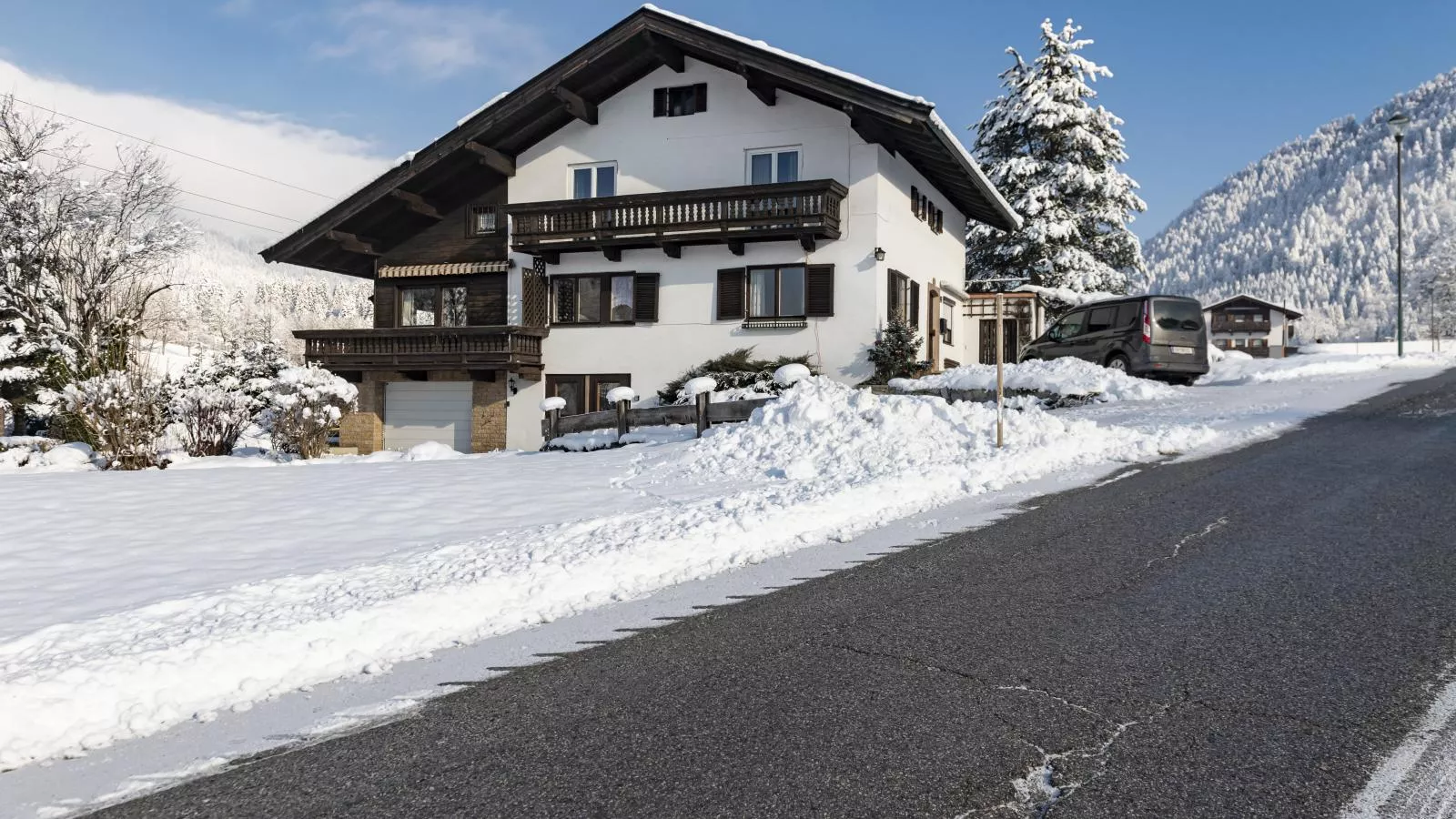 Ferienhaus Platzhirsch-Exterieur winter